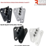 WR3 Front Caliper Bracket For Brembo 4P1P New Ninja 250 FI 2018 UP Original