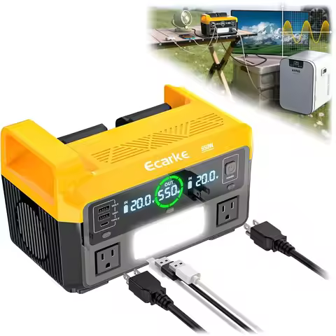 Brand new, Fast shipping 550W Portable Power Inverter for 20V Battery, DC 18V to AC 110V Pure Sine W