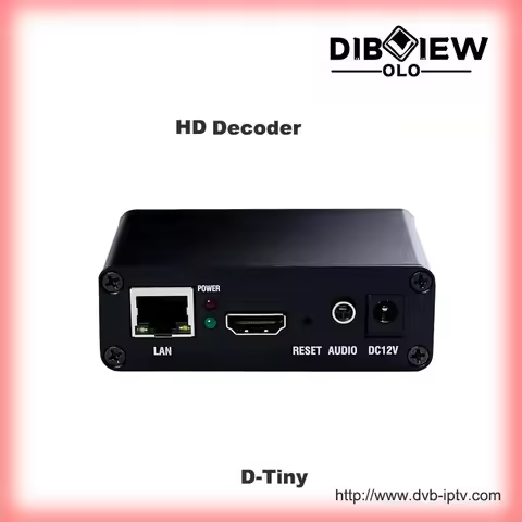 D-Tiny 4K H.265 H.264 IPTV Video HD Facebook Youtube RTMP RTSP HTTP UDP HLS Live Media Streaming Vid