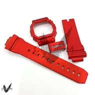 (Vcustom) DW5600 " RED VELVET " BAND AND BEZEL STRAP