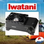 Iwatani Body: Steel plate Cassette stove Tough Maru Jr. Made in Japan Dutch oven can be used black