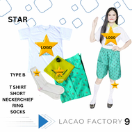 Lfactorynine School Uniform Complete Set Type A and B For Girls Dress and Tshirt Type