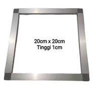Dough leveling frame 20x20x1cm