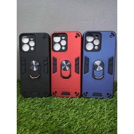 OPPO A92 A93 A95 A57 4G A77 A77S A78 5G A96 A76 Shockproof Casing Metal Ring Holder Mobile Phone Cov