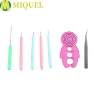 MIQUELZA 12PCS Quilling Needle Kit, Paper Craft Quilling Slotted Pen Paper Quilling Tools, Paper Str