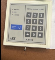 AEI 電子數字按鈕門鎖連門鐘 DJ-9810 家居商業合用 self contained digital access control keypad include doorbell for res