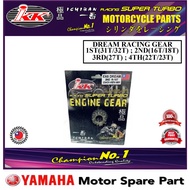 IKK EX5 DREAM/WAVE-100/CLASS-1 RACING SUPER TURBO ENGINE GEAR BOX RACING GEAR BOX SET 1ST 32T 2ND 16