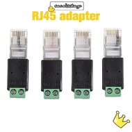 SECELPH RJ45 to RS485 Converter, 2PIN Terminal  Adapter RJ45 Terminal Adapter, Splitter RJ45 Male Co