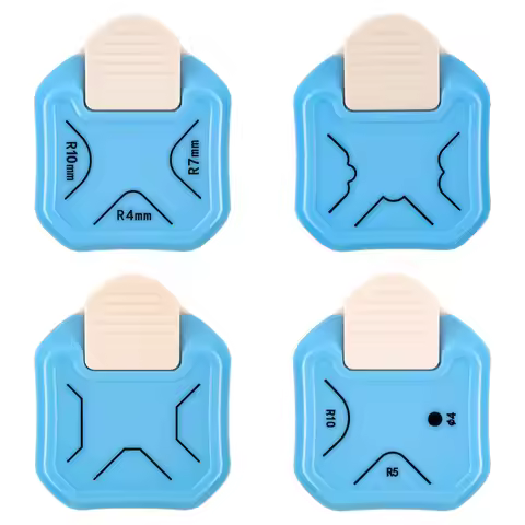 Paper Corner Rounder 3 in 1 R4mm+R7mm+R10mm Punches for Crafts Cutter Envelope Punch Board Hole Punc