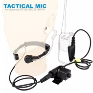 U94 PTT Neck Throat Mic Earpiece Radio Tactical Headset for Motorola GP328 GP338