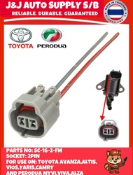 J&J Auto Supply SC-16-2-FM Vacuum Socket Purge Solenoid Valve Connector for Toyota Avanza Altis Wish
