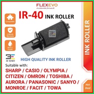 ◿ ஐ ◆    IR-40 IR40 IR30 IR-30 INK ROLLER CASH REGISTER for SHARP / CASIO HR-8RC / AURORA / OLYMPIA