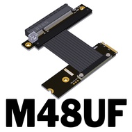 ADT-Link M.2 NVME to PCI-E x4 x8 Extension Cable PCI-E 4.0x4 gen4 64G/bps Adapter Cable for M2 NVME 