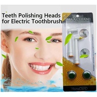 2 Pcs Teeth Polishing Electric Toothbrush Heads for Teeth Whitening Suitable for Oral B Electric Rotation Toothbrush