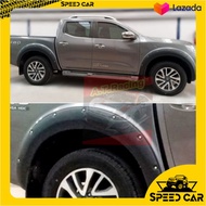 คิ้วล้อ Nissan Navara NP300 มีหมุดสีดำด้าน ใส่ได้ปี 14 ถึงปี 20 รถตัวสูง คิ้วล้อ โป่งล้อ Navara นาวา