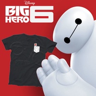 Big Hero 6 Baymax Shirt Design For Him Her Black Round Neck