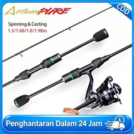 Artemis Joran Pancing UL Power Spinning Casting Fishing Rod Solid Tip 1-6LB Micro Jigging Rod