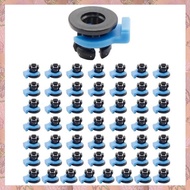 [h3w732xnj.ph] 50Pcs Clip Pipe Embedded Clamp Bowden Coupling for 3D Printer Metal Heatsink Hotend T