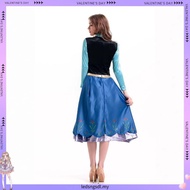 Frozen Anna Dress Ladies Adult Performance Costume Cosplay Halloween