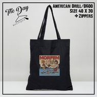 Tas Band Morfem Binar Wajah Sebaya - tote bag Band Indie Morfem Jimi Multhazam