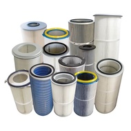Dust Powder Filtering Dust Collector Cartridge Polyester Fabric