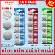 Blister of 5 Button Batteries CR2032 CR2025 CR2016 3V cheap quality batteries for AirTag Smartkey Cm
