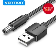 Vention USB to DC 5.5mm Charging Cable 28 AWG for Hub, Mini Fan, Table Lamp Kabel Pengecas Vention U