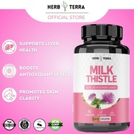 High Potency Milk Thistle 2000mg Extract - Pure Silymarin Liver Support Supplement | 100% Vegetarian