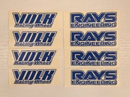 Rays Volks TE37 stickers