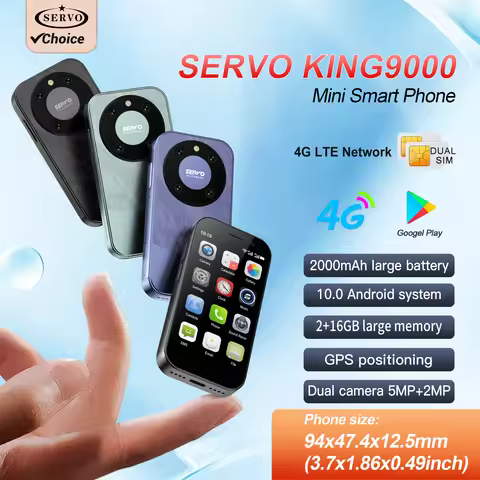 Global Version KING9000 4G Mini Smartphone 3.0 " Dual SIM 16GB+2GB Android 10.0 Google Play Small Mo