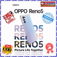 HP New Oppo Reno 5 Ram 8 Rom 128.Garansi Resmi Oppo.Segel