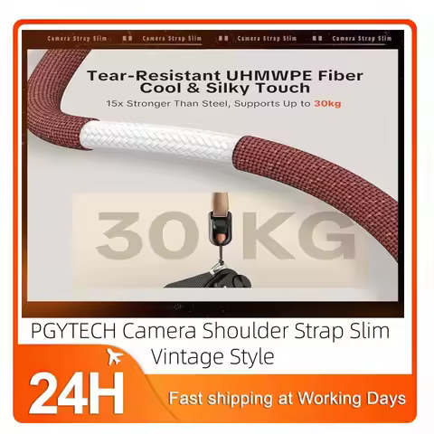 PGYTECH Camera Strap Slim Vintage Style for Camera & Phone, Quick Release