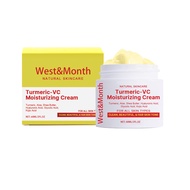 West&Month VC ครีมทาผิวขาว ผิว ครีมขมิ้น Turmeric VC Moisturizing Cream ครีมหน้า ผิวเนียนเรียบ Vit C