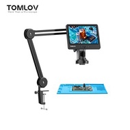 TOMLOV DM602 Flex Digital Soldering Microscope | 2000x Magnification, 10.1" HDMI Screen, 3 Lenses, F