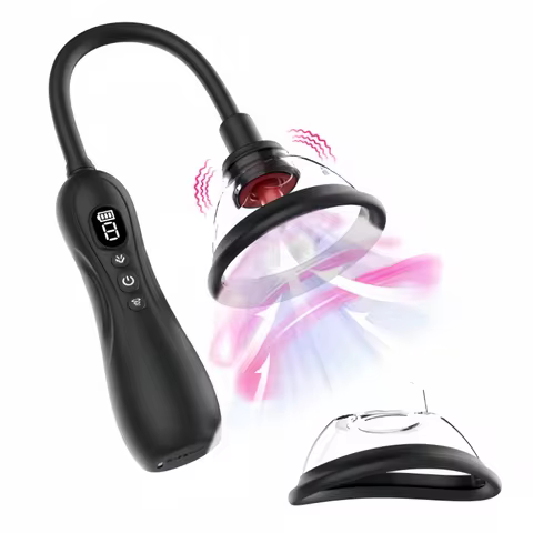 Tongue licking breast sucking electric digital display suction yin sucking clitoris strong earthquak