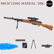 Kar 98K Gel Blaster Sniper Rifle For Kids Water Beads Manual Pelletgun Birthday Gifts For Boys Air Gun Outdoor Play