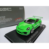 Mini Cut Cartima 1 43 Porsche Two-Door Sports Car Model 911 991 GT3 RS Turquoise