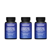 Creatine Monohydrate Capsules - Micronized Creatine Monohydrate Vegan Creatine Creatine Pills  60Cap