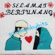 Tuala Sulam/ Tuala Hantaran for Tunang/Wedding/Anniversary/Friendship Day/ Teacher Day / Mother's Da