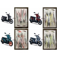 WMOTO ES125 Stripe Set / Sticker Body Set 100% Original WMOTO ES125-Sticker