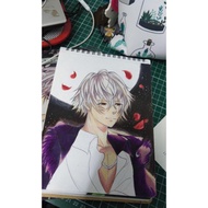 Commission drawing for anime /manga /OC for A5, A4 and A3 size include colour (prismacolor ver.)