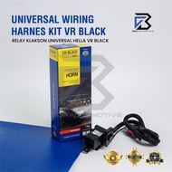 HELLA VR-Black 12V Car Motorcycle Horn Relay Cable Set Hella Horn