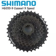 Shimano CS HG201 HG200 HG400เทปคาสเซ็ต9สปีดCogs 11-25T 11-28T 11-32T 11-34T 11-36T เฟืองจักรยานเสือภูเขา9 S HG400สำหรับจักรยานเสือหมอบ MTB ร้านขายอุปกรณ์จักรยานล้อฟรี