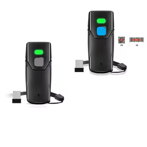 The Newwireless Barcode Scanner Bluetooth Mini Scanner Support Windows Android POS
