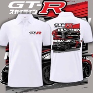 Polo Shirt  Nissan GTR Nissan Polo Shirt GTR Nismo Polo R35 R32  Cotton Wearable#104 823F