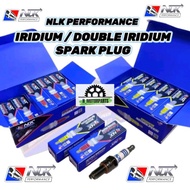 NLK PERFORMANCE RACING PLUG IRIDIUM DOUBLE LC135 Y15 Y16 NVX W125 RS150 RSX R15 R25 SPARK PLUG ORIGI