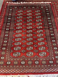 Luxurious Red Russian Bukhara – Handmade Wool Rug | Fine Soft Pile | Sizes: 5x3 6x4 5x8 6x9 ft | Pre