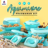 Prasmanan Set / Kotak Tupperware Set Sayur Lauk Aquamarine Biggy Set