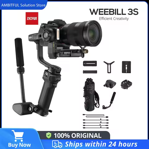 Zhiyun Weebill 3S Camera Gimbal Stabilizer 3-Axis Handheld for for DSLR Mirrorless Camera Sony Canon