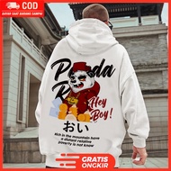 Men's Oversized Hoodie Sweater Custom Anime Panda Cyberpunk DistroWanita All Variants